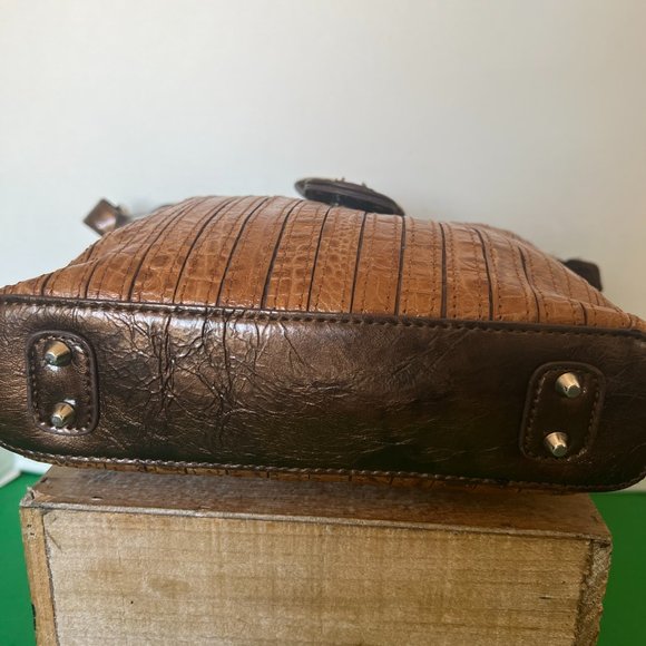 M.C. Marc Chantel Faux Leather Embossed CrossBody Bag - Picture 4 of 8